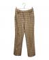 Burberry's BLUE LABEL（バーバリーズ ブルーレーベル）の古着「ノバチェック柄パンツ」｜ブラウン