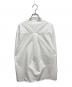 Du noir (デュ ノワール) ノーカラーブラウス ホワイト サイズ:FREE：3000円