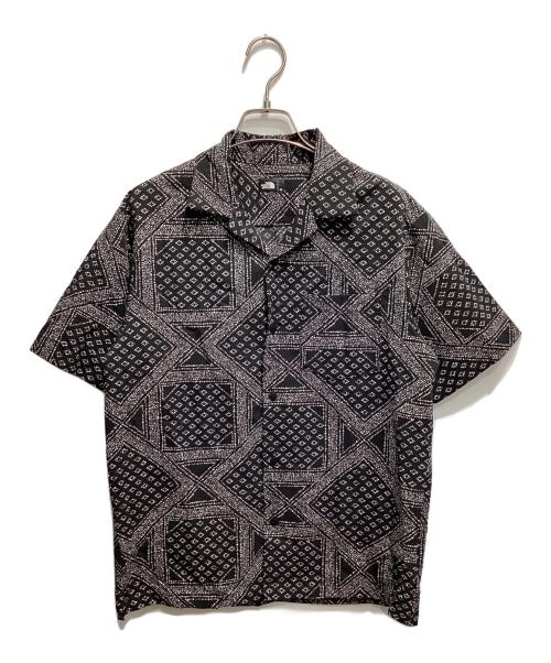 THE NORTH FACE（ザ ノース フェイス）THE NORTH FACE (ザ ノース フェイス) ショートスリーブドットエアーシャツ ブラック サイズ:Mの古着・服飾アイテム