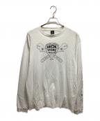 BACK CHANNELバックチャンネル）の古着「ロングスリーブカットソー」｜ホワイト