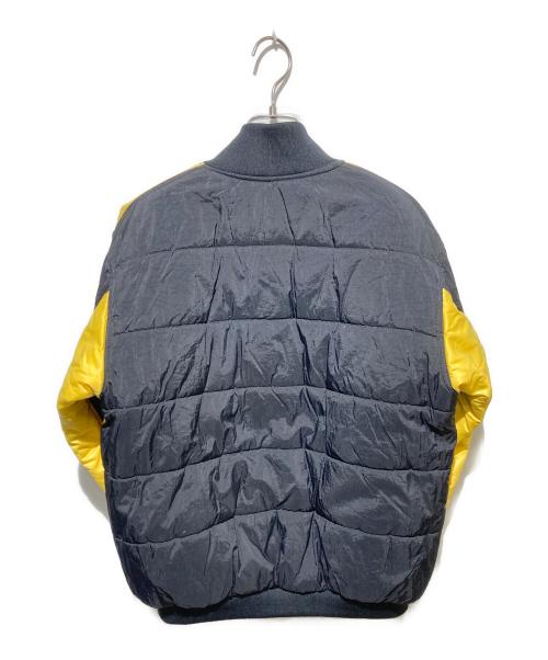 NIKE（ナイキ）NIKE (ナイキ) リバーシブル中綿ジャケット イエロー×ブラック サイズ:Mの古着・服飾アイテム