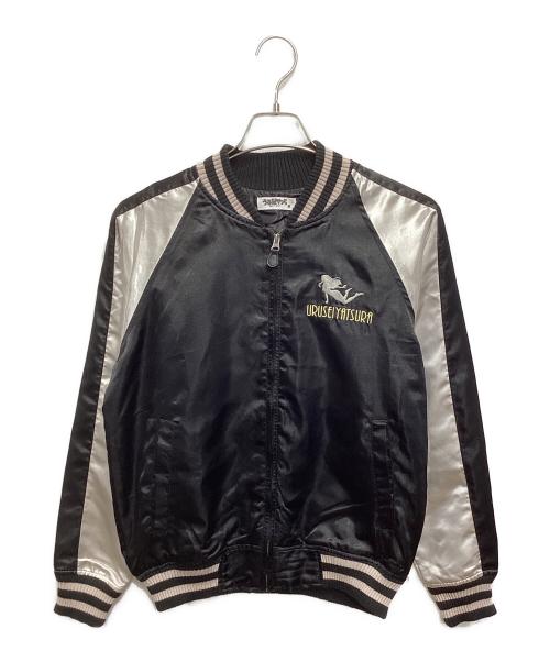 うる星やつら（ウルセイヤツラ）うる星やつら (ウルセイヤツラ) ラムちゃん 刺繍 スカジャン ブラック サイズ:Mの古着・服飾アイテム