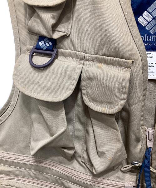 Columbia（コロンビア）Columbia (コロンビア) フィッシングベスト ブラウン サイズ:Mの古着・服飾アイテム
