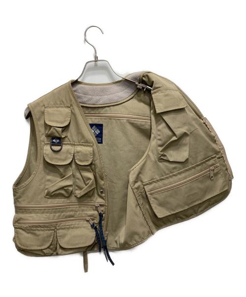 Columbia（コロンビア）Columbia (コロンビア) フィッシングベスト ブラウン サイズ:Mの古着・服飾アイテム