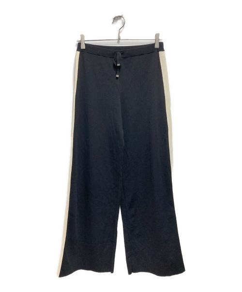 Diagram GRACE CONTINENTAL（ダイアグラム グレースコンチネンタル）Diagram GRACE CONTINENTAL (ダイアグラム グレースコンチネンタル) バイカラーニットパンツ ブラック サイズ:38の古着・服飾アイテム