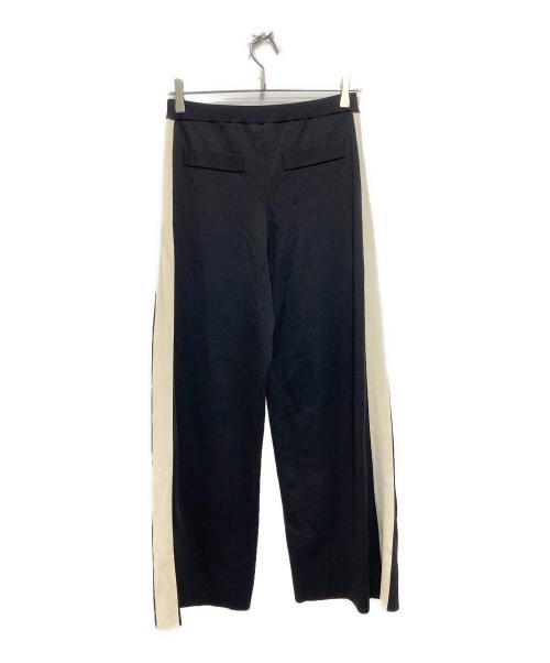 Diagram GRACE CONTINENTAL（ダイアグラム グレースコンチネンタル）Diagram GRACE CONTINENTAL (ダイアグラム グレースコンチネンタル) バイカラーニットパンツ ブラック サイズ:38の古着・服飾アイテム