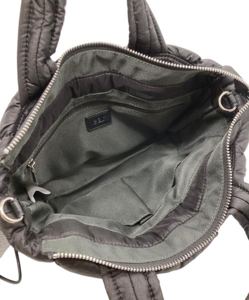 ear PAPILLONNER（イアパピヨネ）ear PAPILLONNER (イアパピヨネ) もこもこブロックトートバッグ ブラック 未使用品の古着・服飾アイテム