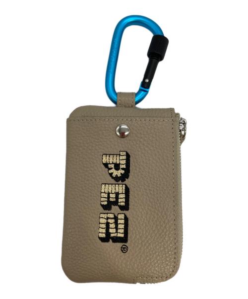 ear PAPILLONNER（イアパピヨネ）ear PAPILLONNER (イアパピヨネ) 《牛革》カラビナ付きパス＆キーケース ブラウン 未使用品の古着・服飾アイテム