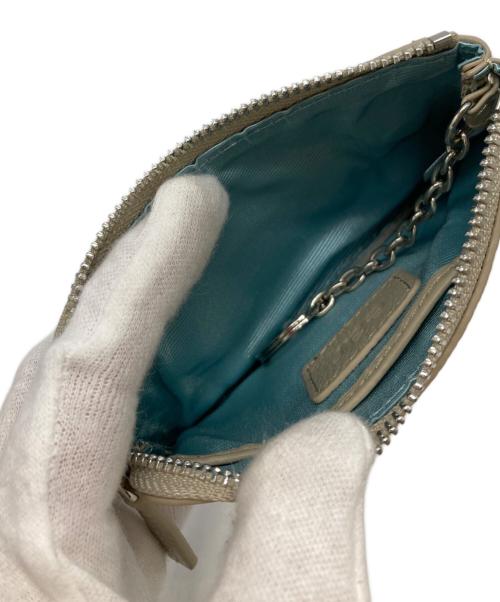 ear PAPILLONNER（イアパピヨネ）ear PAPILLONNER (イアパピヨネ) 《牛革》カラビナ付きパス＆キーケース ブラウン 未使用品の古着・服飾アイテム