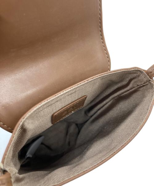 ear PAPILLONNER（イアパピヨネ）ear PAPILLONNER (イアパピヨネ) ショルダーバッグ ブラウンの古着・服飾アイテム