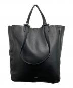 Beaureビュレ）の古着「レザートートバッグ」｜ブラック