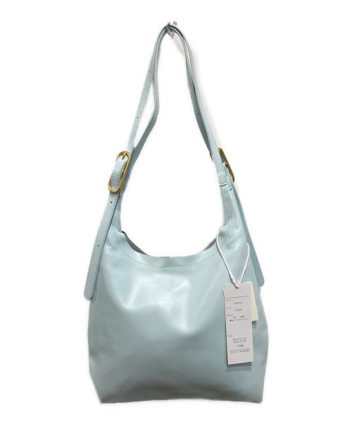 Beaure（ビュレ）Beaure (ビュレ) パーティション レザー バッグ 小 ブルー サイズ:- 未使用品の古着・服飾アイテム