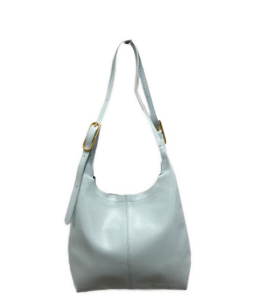 Beaure（ビュレ）Beaure (ビュレ) パーティション レザー バッグ 小 ブルー サイズ:- 未使用品の古着・服飾アイテム