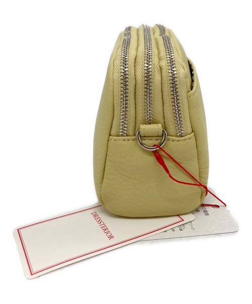 DRESSTERIOR（ドレステリア）DRESSTERIOR (ドレステリア) チェーンストラップマルチポケットポーチ イエロー 未使用品の古着・服飾アイテム