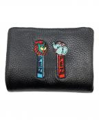 ear PAPILLONNERイアパピヨネ）の古着「PEZ(ペッツ)× ear　2つ折り財布」｜ブラック