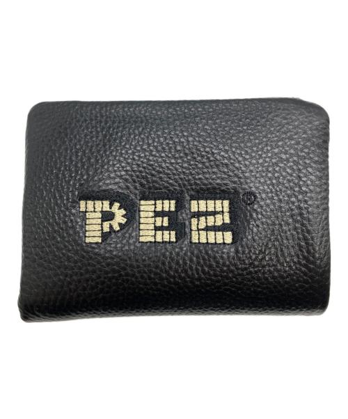 ear PAPILLONNER（イアパピヨネ）ear PAPILLONNER (イアパピヨネ) PEZ(ペッツ)× ear　2つ折り財布 ブラック 未使用品の古着・服飾アイテム