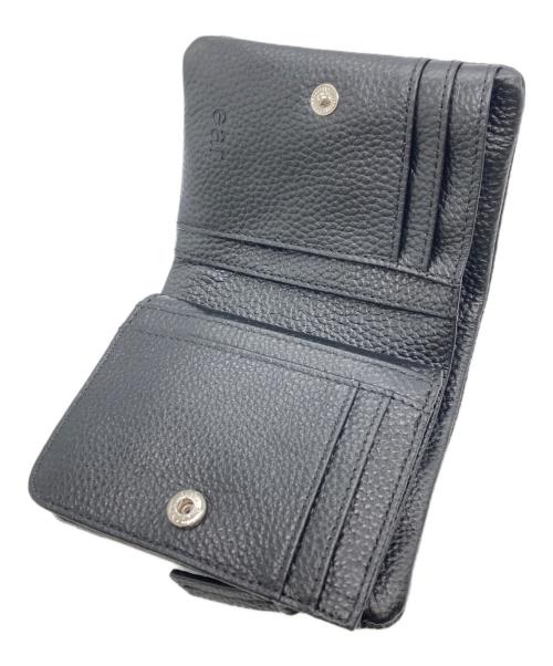 ear PAPILLONNER（イアパピヨネ）ear PAPILLONNER (イアパピヨネ) PEZ(ペッツ)× ear　2つ折り財布 ブラック 未使用品の古着・服飾アイテム