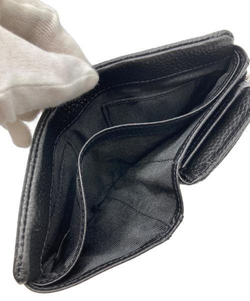 ear PAPILLONNER（イアパピヨネ）ear PAPILLONNER (イアパピヨネ) PEZ(ペッツ)× ear　2つ折り財布 ブラック 未使用品の古着・服飾アイテム