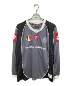 LOTTO×Diaspora Skateboardsロット×ディアスポラスケートボードズ）の古着「ゲームシャツ」｜グレー