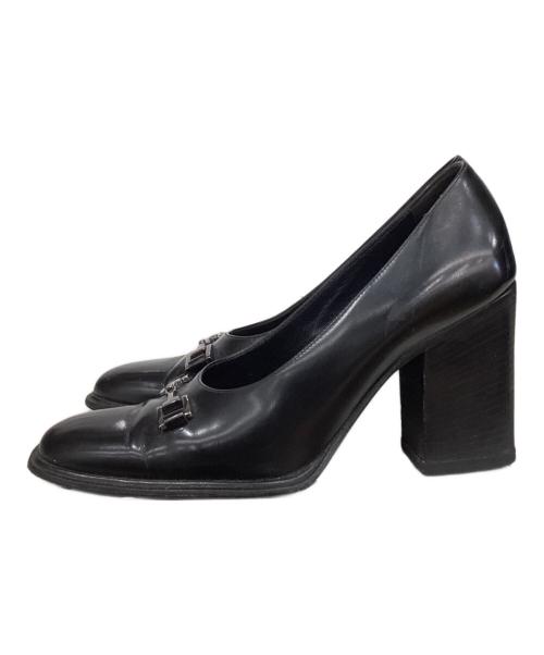 GUCCI（グッチ）GUCCI (グッチ) ヒールパンプス ブラック サイズ:36の古着・服飾アイテム