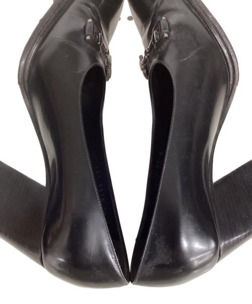 GUCCI（グッチ）GUCCI (グッチ) ヒールパンプス ブラック サイズ:36の古着・服飾アイテム