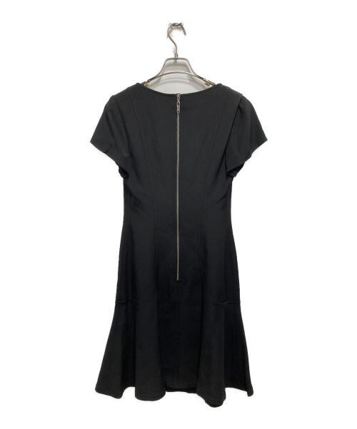LOUIS VUITTON（ルイ ヴィトン）LOUIS VUITTON (ルイ ヴィトン) バックジップドレスワンピース ブラック サイズ:36の古着・服飾アイテム
