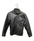 Schottショット）の古着「裏ボアライナーシングルレザージャケット」｜ブラック