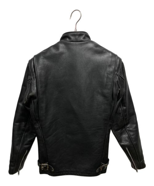 Schott（ショット）Schott (ショット) 裏ボアライナーシングルレザージャケット ブラック サイズ:32の古着・服飾アイテム