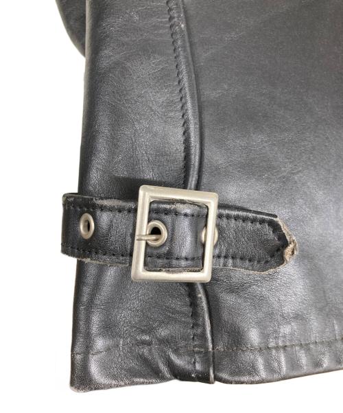 Schott（ショット）Schott (ショット) 裏ボアライナーシングルレザージャケット ブラック サイズ:32の古着・服飾アイテム