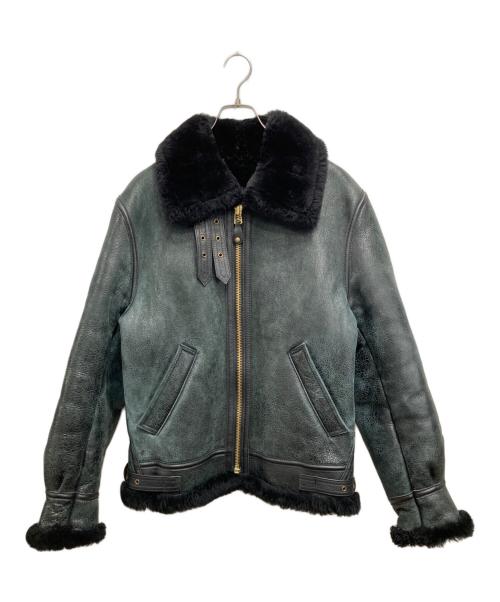 Schott（ショット）Schott (ショット) Ｂ-3シープスキンムートンフライトジャケット ブラック サイズ:38の古着・服飾アイテム