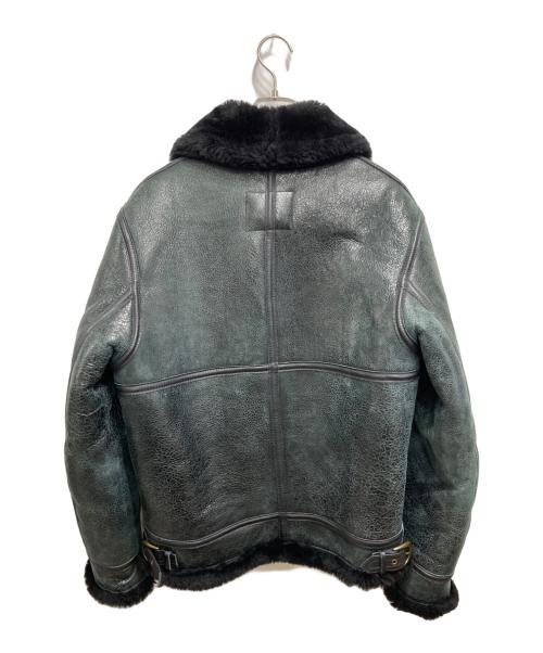 Schott（ショット）Schott (ショット) Ｂ-3シープスキンムートンフライトジャケット ブラック サイズ:38の古着・服飾アイテム