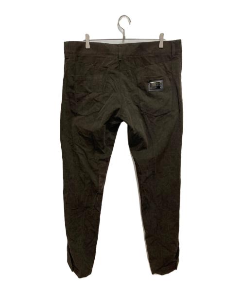 DOLCE & GABBANA（ドルチェ＆ガッバーナ）DOLCE & GABBANA (ドルチェ＆ガッバーナ) パンツ ブラウン サイズ:56の古着・服飾アイテム