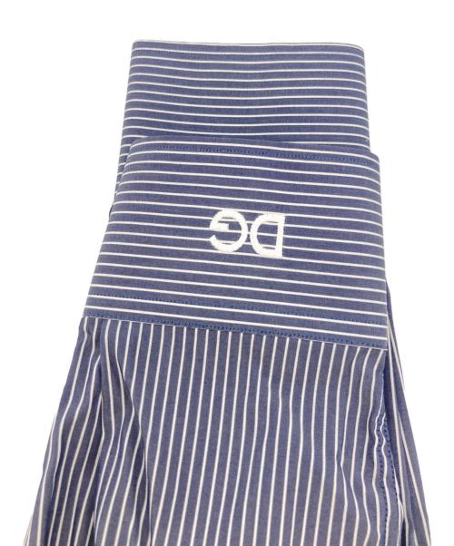 DOLCE & GABBANA（ドルチェ＆ガッバーナ）DOLCE & GABBANA (ドルチェ＆ガッバーナ) ストライプシャツ ネイビー サイズ:42の古着・服飾アイテム