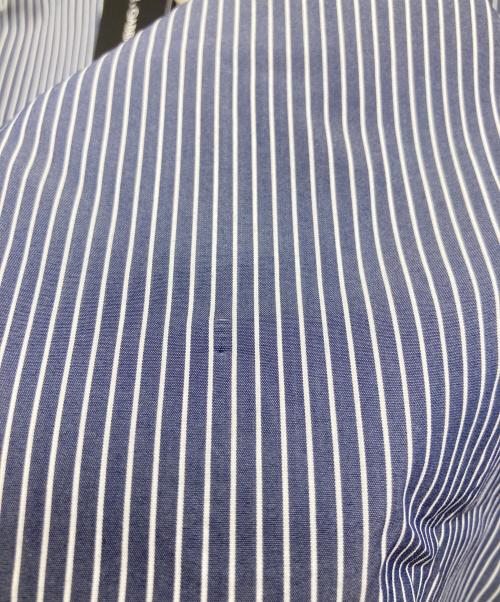 DOLCE & GABBANA（ドルチェ＆ガッバーナ）DOLCE & GABBANA (ドルチェ＆ガッバーナ) ストライプシャツ ネイビー サイズ:42の古着・服飾アイテム