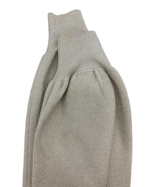 La boutique BonBon（ラブティックボンボン）La boutique BonBon (ラブティックボンボン) 【全骨格対応】Vネックラメニット ベージュ サイズ:FREEの古着・服飾アイテム