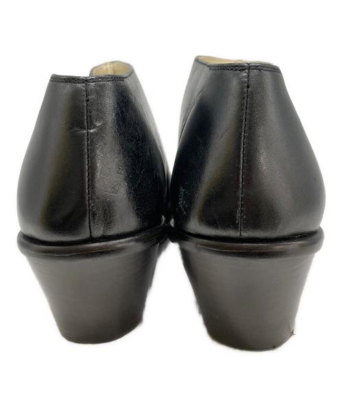 UNTISHOLD（アンチショルド）UNTISHOLD (アンチショルド) スクエアトゥショートブーツ ブラック サイズ:37の古着・服飾アイテム