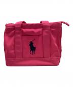 POLO RALPH LAURENポロ・ラルフローレン）の古着「キャンバストートバッグ」｜ピンク