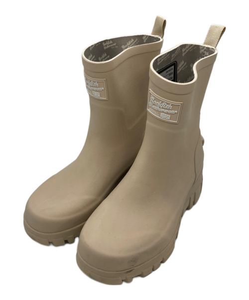 Rockfish Weatherwear（ロックフィッシュウェザーウェア）Rockfish Weatherwear (ロックフィッシュウェザーウェア) レインブーツ ベージュ サイズ:UK4の古着・服飾アイテム