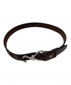 TORYトリー）の古着「レザーベルト」｜ブラウン