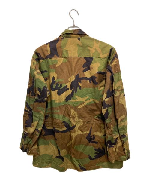 HOUSTON（ヒューストン）HOUSTON (ヒューストン) カモフラジャケット ブラウン×グリーン サイズ:XLの古着・服飾アイテム