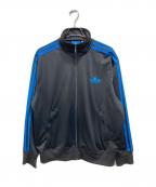 adidas Originalsアディダスオリジナル）の古着「刺繍ロゴトラックジャケット」｜ブラック