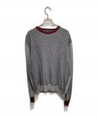 FRED PERRYフレッドペリー）の古着「切替ニット」｜グレー