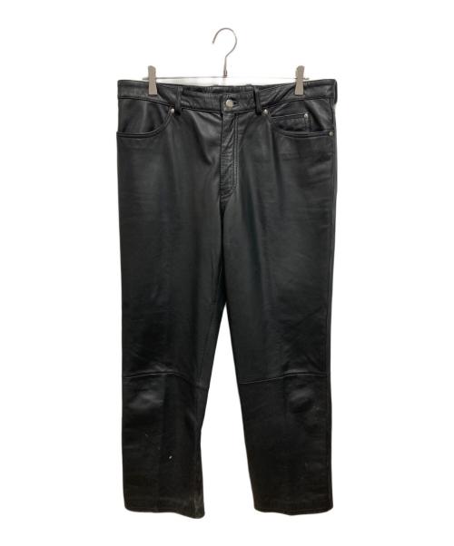 HARLEY-DAVIDSON（ハーレーダビッドソン）HARLEY-DAVIDSON (ハーレーダビッドソン) レザーパンツ ブラック サイズ:38の古着・服飾アイテム