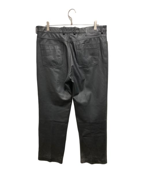 HARLEY-DAVIDSON（ハーレーダビッドソン）HARLEY-DAVIDSON (ハーレーダビッドソン) レザーパンツ ブラック サイズ:38の古着・服飾アイテム