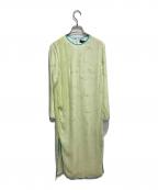 RELDIレルディ）の古着「PRIMITIVE PATTERN DRESS」｜黄緑