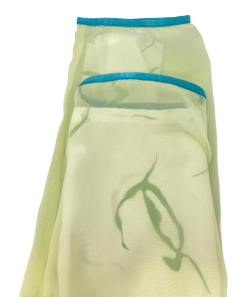 RELDI（レルディ）RELDI (レルディ) PRIMITIVE PATTERN DRESS 黄緑 サイズ:Ⅿの古着・服飾アイテム