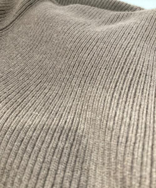 Curensology（カレンソロジー）Curensology (カレンソロジー) リブクロップドニット ブラウン サイズ:FREEの古着・服飾アイテム