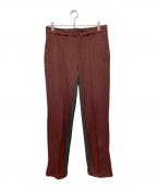 adidas Originals×WALES BONNERアディダスオリジナル×ウェールズボナー）の古着「ROCK PANTSサイドラインスラックス」｜レッド