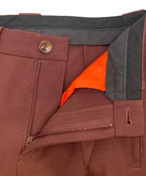 adidas Originals（アディダスオリジナル）adidas Originals (アディダスオリジナル) WALES BONNER (ウェールズボナー) ROCK PANTSサイドラインスラックス レッド サイズ:Mの古着・服飾アイテム