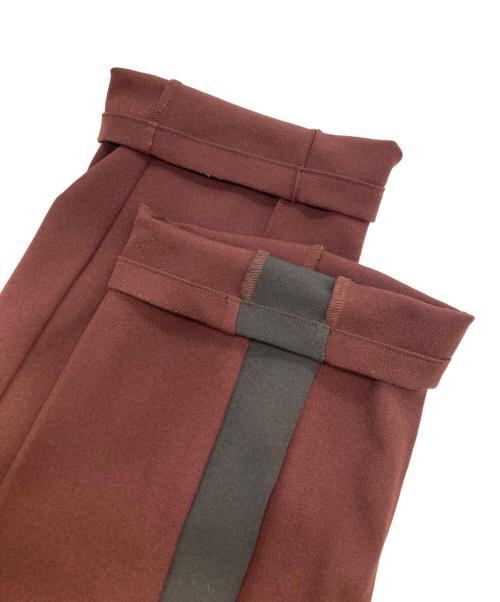 adidas Originals（アディダスオリジナル）adidas Originals (アディダスオリジナル) WALES BONNER (ウェールズボナー) ROCK PANTSサイドラインスラックス レッド サイズ:Mの古着・服飾アイテム